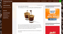 Desktop Screenshot of espressochronicles.com